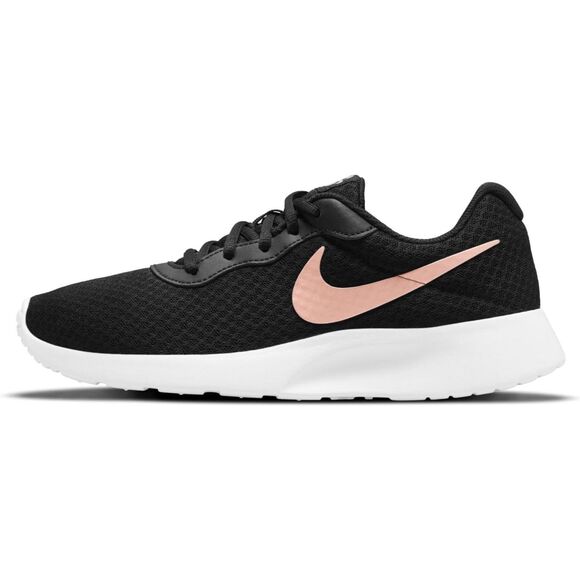 Nike Women's Tanjun Sneakers, Black Metallic Red Bronze, 5.5 Medium US - Picture 1 of 7
